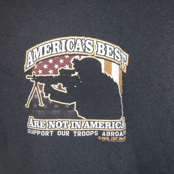 America’s Best support our troops tshirt sz XL - Picture 4 of 6